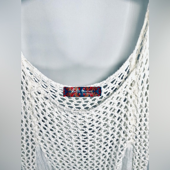 🌺Selfie Couture By Trendology Bohemian Sleeveless Coverup / Dress / Tunic🌸🌺 - Picture 4 of 11